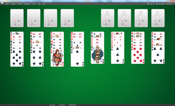 FreeCell Solitaire screenshot - Click to enlarge